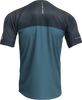 THOR Intense Assist Censis Jersey - Short-Sleeve - Teal/Midnight - Large 5020-0219