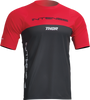 THOR Intense Assist Censis Jersey - Short-Sleeve - Red/Black - Large 5020-0207