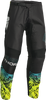 THOR Youth Sector Atlas Pants - Black/Teal/Acid - 18 2903-2183