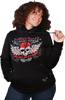 LETHAL THREAT Women's Skulls and Thorns Pullover Hoodie - Black - 3XL HD84071-3X