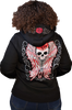LETHAL THREAT Women's Skulls and Thorns Pullover Hoodie - Black - Large HD84071L