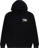 Deegan Apparel Caution Hoodie - Black - Small DMTFP3010BLKS