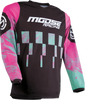 MOOSE RACING Qualifier Jersey - Pink/Teal - 2XL 2910-7522