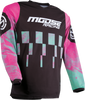 MOOSE RACING Qualifier Jersey - Pink/Teal - Large 2910-7520