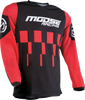 MOOSE RACING Qualifier Jersey - Red/Black - Large 2910-7552