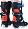 MOOSE RACING Youth Tech 7S Boots - Black/White/Red/Blue - US 7 0215024-1297-7