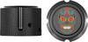  FIGURATI DESIGNS Axle Nut Cover - Front - Stainless Steel - Sugar Skull - Black FD30-FAC-BLK 