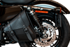 WILLIE & MAX LUGGAGE Swingarm Bag - Dual Shock - Black 59778-05