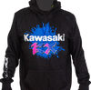 D'COR VISUALS Kawasaki Factory Sweatshirt - Black - XL 85-213-4