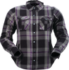 Z1R Women's Flannel Shirt - Purple - 3W 3041-0683