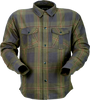 Z1R Flannel Shirt - Olive - 5XL 3040-3308