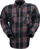 Z1R Flannel Shirt - Red - 5XL 3040-3300