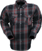 Z1R Flannel Shirt - Red - 4XL 3040-3299