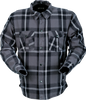 Z1R Flannel Shirt - Gray - Medium 3040-3286