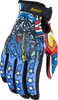 ICON Hooligan* Flyboy CE Gloves - Blue - Small 3301-4709
