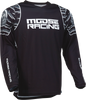 MOOSE RACING Qualifier Jersey - Black/White - Medium 2910-6967