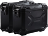 SW-MOTECH TRAX ADV Aluminum Case System - Black - Suzuki V-Strom 650 '16-'24 KFT.05.876.70001/B