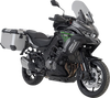 SW-MOTECH TRAX ADV Aluminum Case System - Silver - Kawasaki Versys 1000 '19-'23 KFT.08.922.70101/S