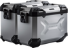 SW-MOTECH TRAX ADV Aluminum Case System - Silver - Suzuki V-Strom 650 '16-'24 KFT.05.876.70101/S