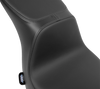 DRAG SPECIALTIES Predator 2-Up Seat - Solar Leather - Smooth - FLSB/FXLRS '18-'24 4688E
