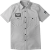 American Biker Biker Sam Contrast Stitch Shop Shirt - Gray/Black - Small ABBSAM17ST8SBSR