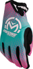MOOSE RACING SX1* Gloves - Pink/Purple/Teal - Medium 3330-8073