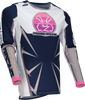 MOOSE RACING Agroid Jersey - Navy/White - Medium 2910-8139