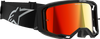 ALPINESTARS GOGGLES Vision 8 Goggle - Corp - Black - Red Mirror 5101625-1446