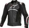 ALPINESTARS Missile v3 Ignition Leather Jacket - Black/White - US 50 / EU 60 3100325-12-60
