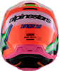 ALPINESTARS Youth SM3 Helmet - Deegan - Gloss Orange Fluo/Purple/Pink Fluo - Medium 8301425-433-YM