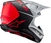 ALPINESTARS Supertech M10 Helmet - Flood - MIPS? - Gloss Silver/Black/Orange Fluo - Medium 8301023-1954-M