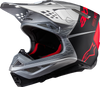 ALPINESTARS Supertech M10 Helmet - Flood - MIPS? - Gloss Silver/Black/Orange Fluo - Small 8301023-1954-S
