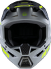 ALPINESTARS Youth SM3 Helmet - Radium - Matte Gray/Black/Yellow Fluo - Large 8301825-9510-YL