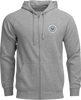 THOR Badge Zip-Up Hoodie - Heather Gray - Large 3050-7025