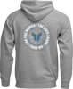 THOR Badge Zip-Up Hoodie - Heather Gray - Large 3050-7025