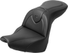 SADDLEMEN RoadSofa* Seat - with Backrest - Black Stitch - FXBR/S '18-'20 818-31-187BR