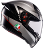 AGV K1 S Helmet - Lap - Matte Black/Gray/Red - Small 2118394003-034-S