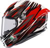 AGV K6 S Helmet - Reeval - White/Red/Gray - 2XL 2118395002-023-XXL