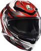 AGV K6 S Helmet - Reeval - White/Red/Gray - XL 2118395002-023-XL