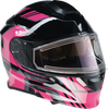 Z1R Solaris Helmet - First Tracks - Electric - Dual Pane - Black/Pink - 2XL 0120-0848