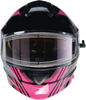 Z1R Solaris Helmet - First Tracks - Electric - Dual Pane - Black/Pink - 2XL 0120-0848