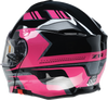 Z1R Solaris Helmet - First Tracks - Electric - Dual Pane - Black/Pink - Large 0120-0846