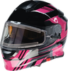 Z1R Solaris Helmet - First Tracks - Electric - Dual Pane - Black/Pink - Medium 0120-0845