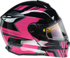 Z1R Solaris Helmet - First Tracks - Electric - Dual Pane - Black/Pink - Small 0120-0844