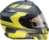 Z1R Solaris Helmet - First Tracks - Electric - Dual Pane - Black/Hi-Viz - Small 0120-0838