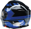 Z1R Solaris Helmet - First Tracks - Electric - Dual Pane - Black/Blue - Medium 0120-0833
