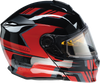 Z1R Solaris Helmet - First Tracks - Electric - Dual Pane - Black/Red - 2XL 0120-0830