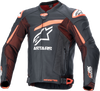 ALPINESTARS GP Plus R v4 Rideknit Leather Jacket - Black/Red Fluo/White - US 40 / EU 50 3100324-1321-50