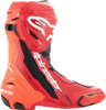 ALPINESTARS Supertech R Vented Boots - Red - US 9/EU 43 2220121-3029-43