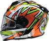 Z1R Warrant Snow Helmet - Neuron - Orange/Green - Medium 0101-17225